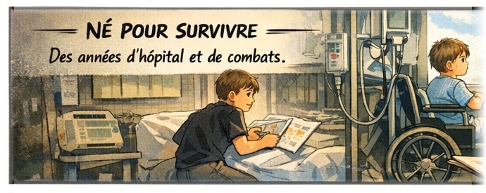 BD : Né pour survivre — Des années d'hôpital et de combats